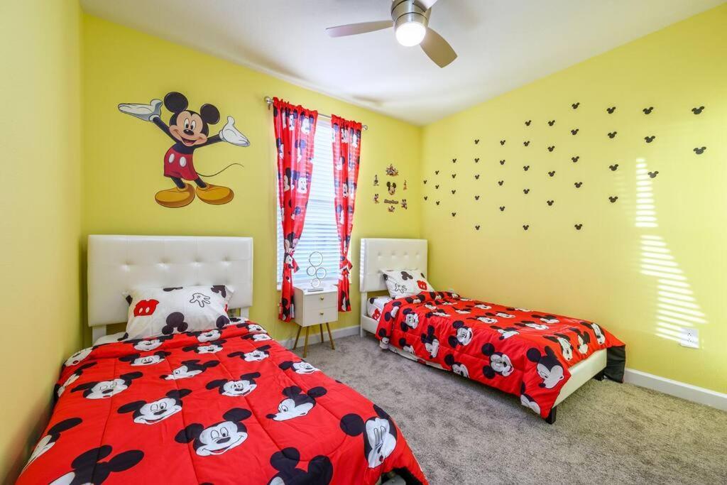 Close To Disney & Other Theme Parks,Private Heated Poolspa, Bbq & Game Rm キシミー エクステリア 写真