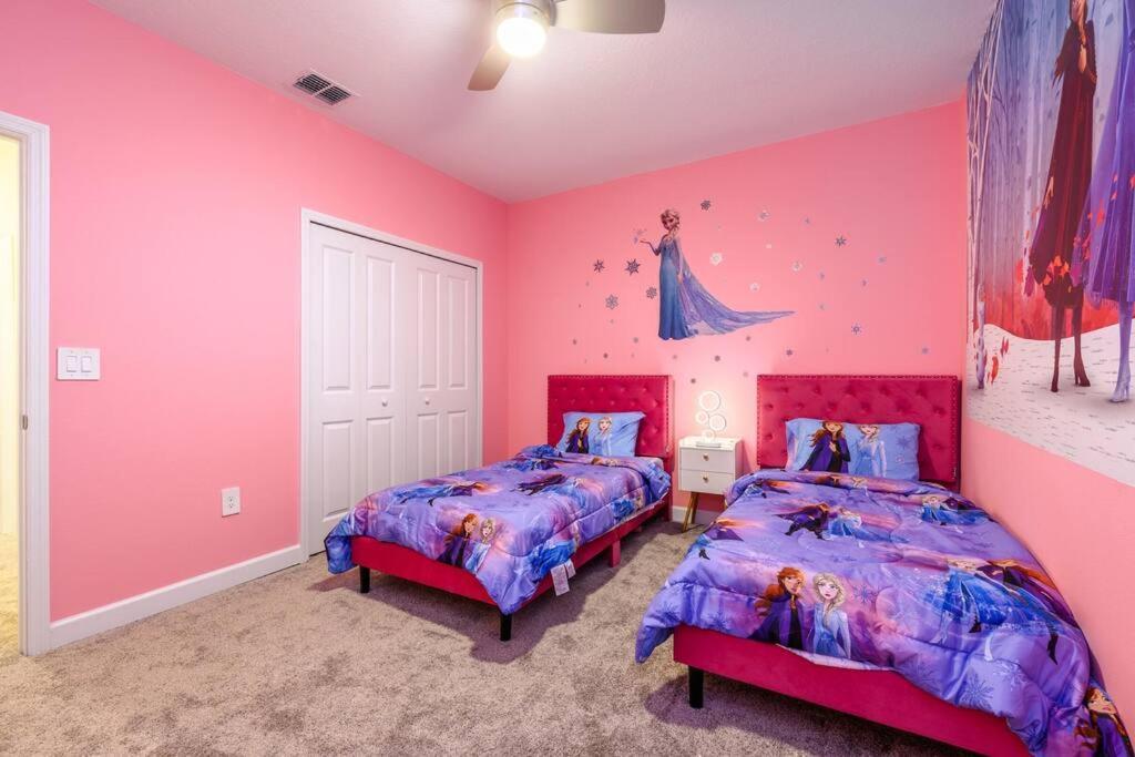 Close To Disney & Other Theme Parks,Private Heated Poolspa, Bbq & Game Rm キシミー エクステリア 写真