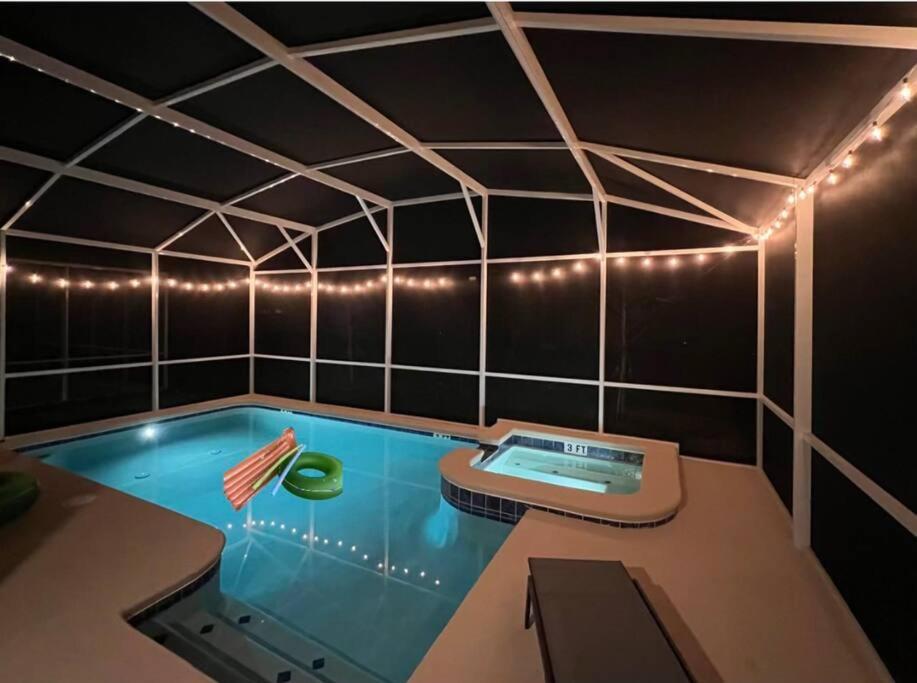 Close To Disney & Other Theme Parks,Private Heated Poolspa, Bbq & Game Rm キシミー エクステリア 写真